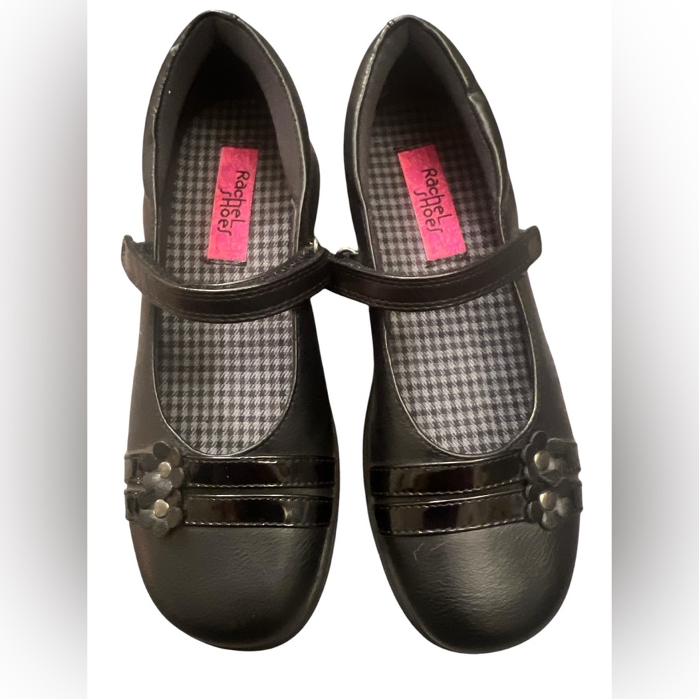 Rachel Shoes Black Kids Mary Janes Sz 4